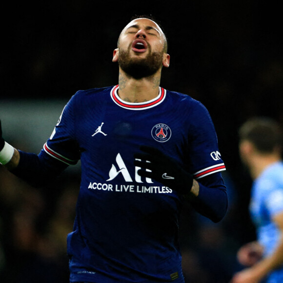 Neymar - Ligue des champions - Manchester City vs PSG le 24 novembre 2021. © Richard Callis/Panoramic/Bestimage