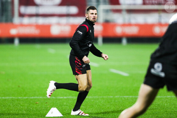 Jordan Michallet pendant un match entre Rouen Normandie et l'Aviron Bayonnais au Stade Robert Diochon à Rouen, France. (Photo by Maxime Le Pihif/Icon Sport/ABACAPRESS.COM)