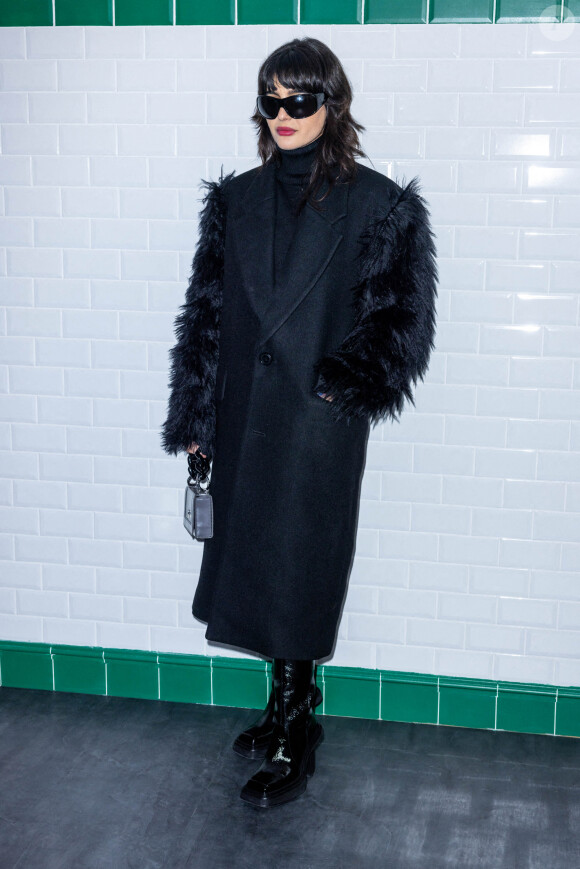 Maria Bernad au photocall du défilé Ami automne-hiver 2022/2023 dans le cadre de la Fashion Week de Paris, France, le 19 janvier 2022. Olivier Borde/bestimage 
