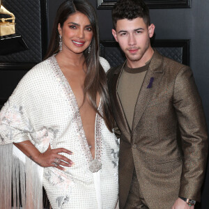 Priyanka Chopra Jonas, Nick Jonas - 62ème soirée annuelle des Grammy Awards à Los Angeles, le 26 janvier 2020. 
