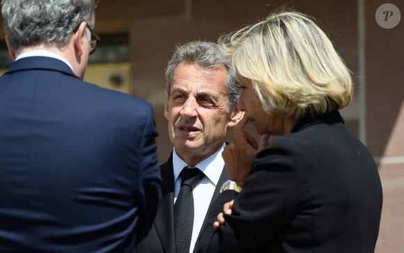 Nicolas Sarkozy et Valérie Pécresse au Mont Valérien pour le 80ème anniversaire de l'appel du 18 juin à Suresnes, France, le 18 juin 2020.