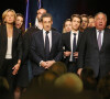 Valérie Pecresse, Nicolas Sarkozy, Gérard Larcher - Nicolas Sarkozy, en meeting à Velizy-Villacoublay dans les Yvelines le 6 octobre 2014