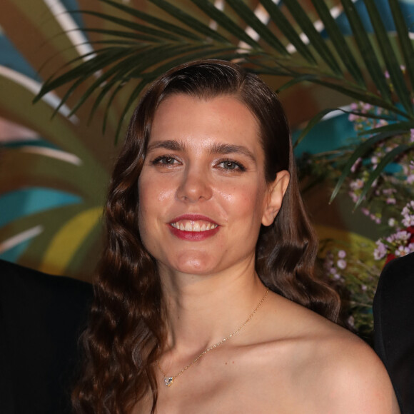 Charlotte Casiraghi - 65ème édition du Bal de la Rose donné au profit de la Fondation Princesse Grace sur le thème de la Riviera, une idée de K. Lagerfeld, à la Salle des Etoiles du Sporting Monte-Carlo à Monaco, le 30 mars 2019. © Jean-Charles Vinaj / Pool Monaco / Bestimage 