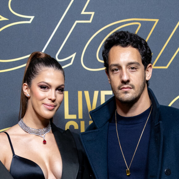 Iris Mittenaere, Diego El Glaoui - Photocall du défilé Etam Live Show 2021 à l'Opéra Garnier à Paris le 4 octobre 2021. © Tiziano Da Silva / Bestimage 