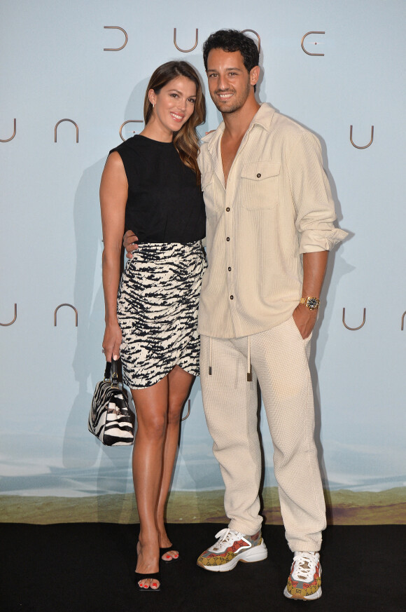 Iris Mittenaere et son compagnon Diego El Glaoui - Projection du film "Dune" au cinéma Le Grand Rex à Paris, le 6 septembre 2021. © Veeren/Bestimage 