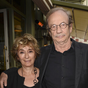 Patrick Chesnais et sa femme Josiane Stoleru - Inauguration de l'hôtel Barrière Le Normandy à Deauville, le 18 juin 2016. © Coadic Guirec/Bestimage