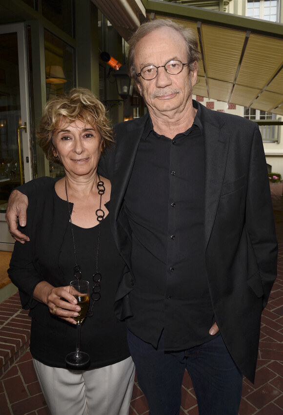 Patrick Chesnais et sa femme Josiane Stoleru - Inauguration de l'hôtel Barrière Le Normandy à Deauville, le 18 juin 2016. © Coadic Guirec/Bestimage