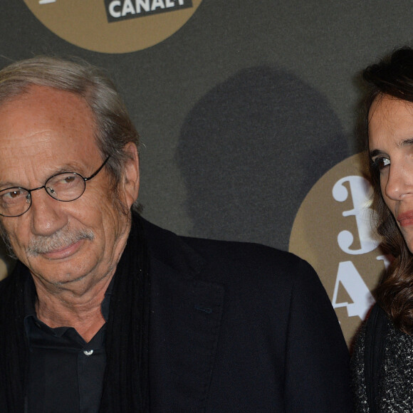 Patrick Chesnais et sa fille Emilie - Soirée des 30 ans de Canal + au Palais de Tokyo à Paris le 4 novembre 2014. 