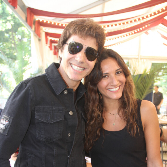 Jean-Luc Lahaye et sa fille Margaux - Ouverture de la 34e Fête foraine des Tuileries au jardin des Tuileries à Paris, le 23 juin 2017. © Philippe Baldini/Bestimage