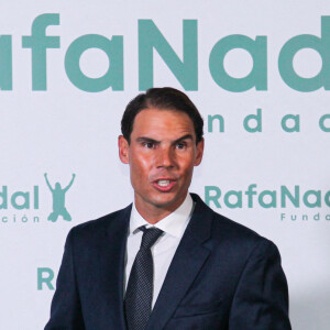 Rafael Nadal, fondateur de Rafa Nadal Foundation et Xisca Perello, directrice générale de Rafa Nadal Foundation - Rafael Nadal fête le 10 ème anniversaire de son association "RafaNadal Foundation" au Consulat italien à Madrid, le 18 novembre 2021.