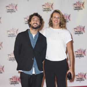 Laure Manaudou et son compagnon Jérémy Frérot - Arrivées à la 17ème cérémonie des NRJ Music Awards 2015 au Palais des Festivals à Cannes, le 7 novembre 2015. 