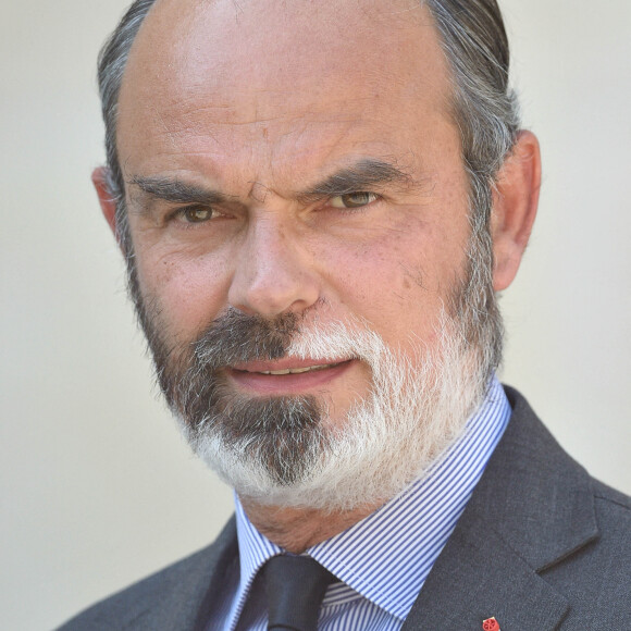 L'ancien premier ministre Edouard Philippe lors de la cérémonie d'adieu aux armes du Général François Lecointre, à l'hôtel national des Invalides le 21 juillet 2021