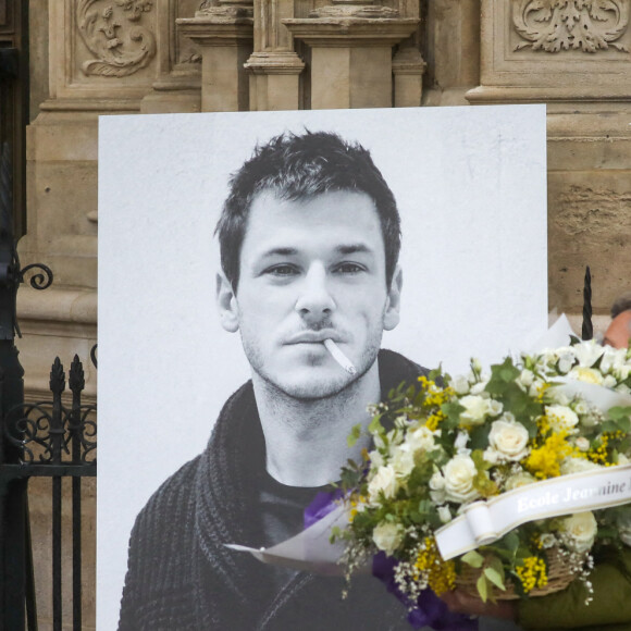 Arrivées aux obsèques (bénédiction) de Gaspard Ulliel en l'église Saint-Eustache à Paris. Le 27 janvier 2022 © Jacovides-Moreau / Bestimage