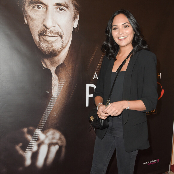 Exclusif - Valérie Bègue (Miss France 2008) - Célébrités à la repésentation "An Evening With Al Pacino" au théâtre de Paris à Paris, France, le 22 octobre 2018. © Coadic Guirec/Bestimage