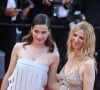 Rebecca Marder et Sandrine Kiberlain - Montée des marches du film "Benedetta" lors du 74e Festival de Cannes. Le 9 juillet 2021. © Borde-Jacovides-Moreau / Bestimage