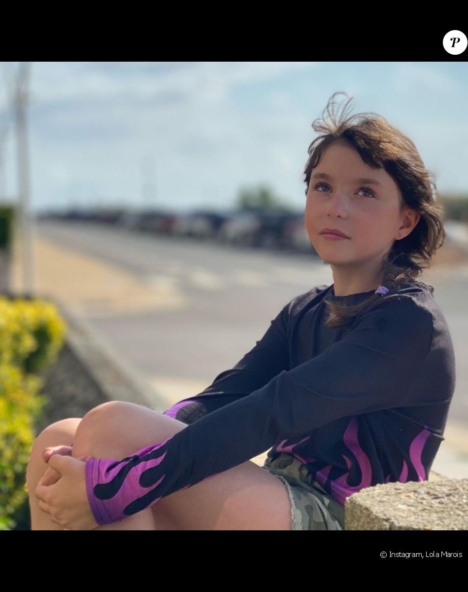 Bella, la fille de Lola Marois et Jean-Marie Bigard sur Instagram. Le 6 août 2021.