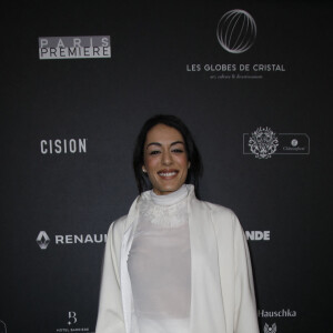 Sofia Essaïdi arrive à la 14ème cérémonie des Globes de Cristal, à la salle Wagram à Paris, le 4 février 2019. © Marc Ausset-Lacroix/Bestimage 