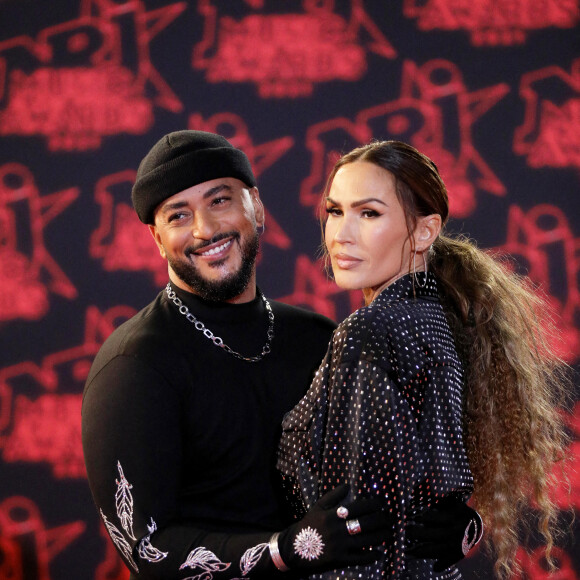 Slimane et Vitaa lors de la 23ème édition des NRJ Music Awards 2021 au Palais des Festivals de Cannes, le 20 novembre 2021. © Dominique Jacovides/Bestimage 