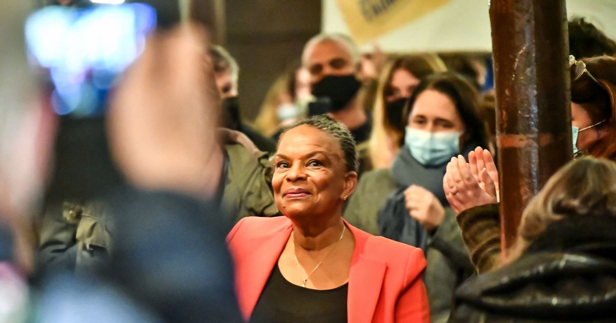 Christiane Taubira, candidate à l'élection présidentielle, est en