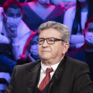 Jean-Luc Mélenchon - Enregistrement de l'émission "Face à Baba, Spéciale Jean-Luc Mélenchon" diffusée en direct le 27 janvier sur C8