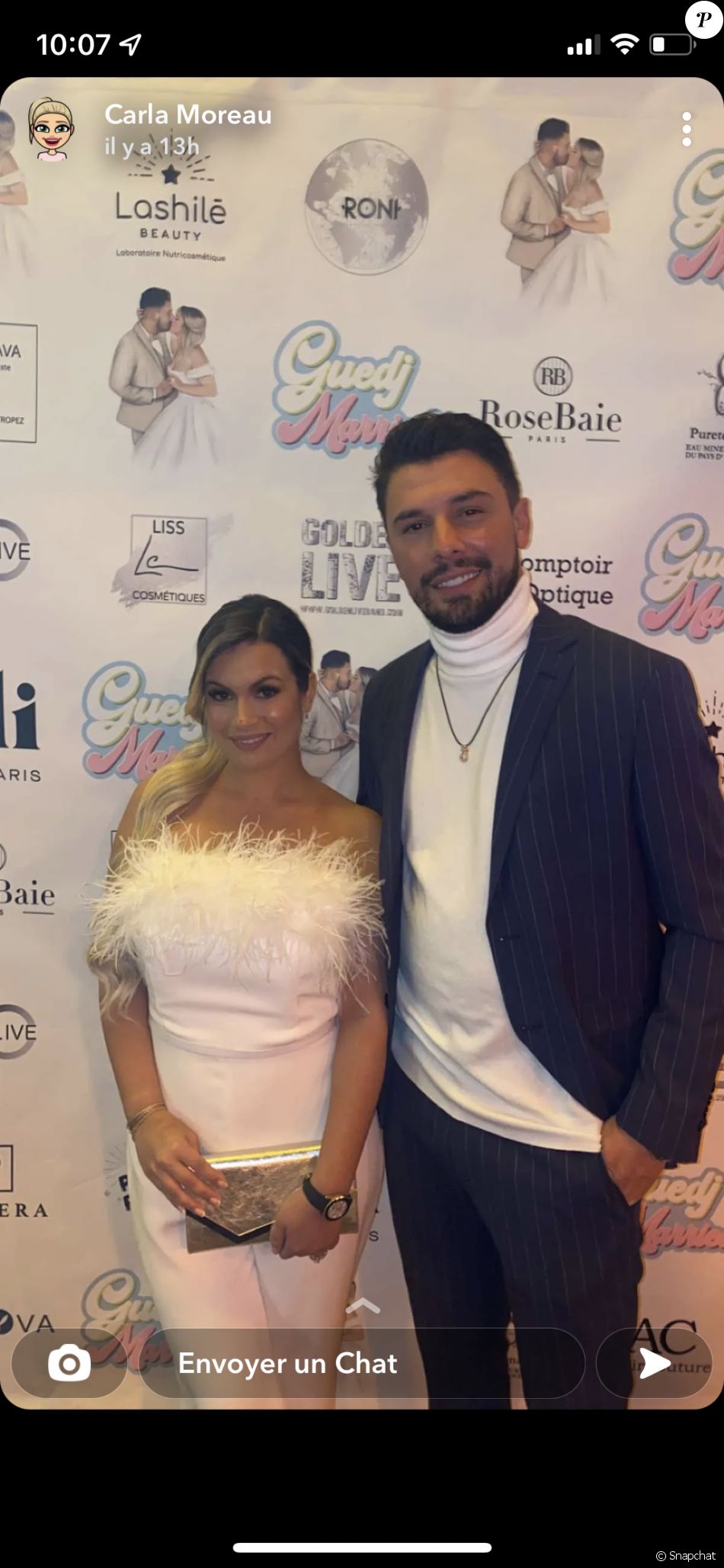 Mariage Kevin Et Carla Courchevel Carla Moreau et Kevin Guedj divins à leur mariage à Courchevel, fin janvier  2022. - Purepeople