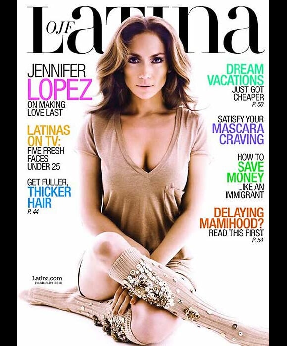 Jennifer Lopez en couverture de Latina Magazine 
