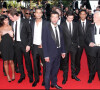 Leïla Bekhti, Reda Kateb, Adel Belcheif, Tahar Rahim, Hichem Ycoubi et Niels Arestrup au Festival de Cannes pour le film "Le Prophète" en 2009. 