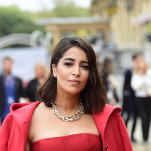 Leïla Bekhti au photocall du film "Les Intranquilles" (The Restless) lors du 69ème festival international du film de San Sebastian (Saint Sebastien) le 19 septembre 2021.