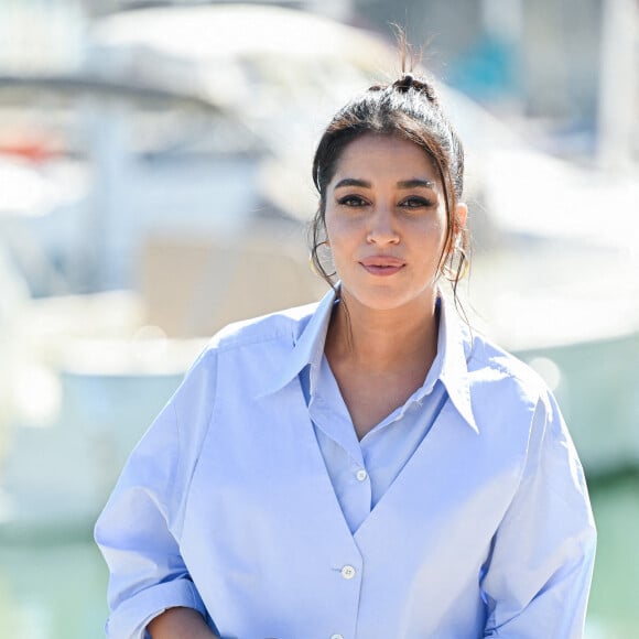 Leila Bekhti - Photocall lors du Festival de la Fiction de La Rochelle. Le 17 septembre 2021