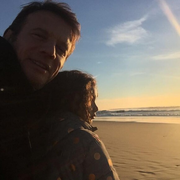 Samuel Le Bihan et sa fille Angia
