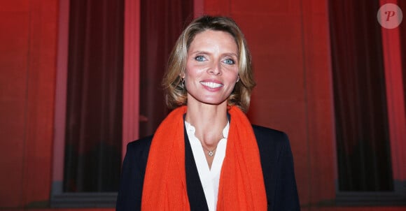 Sylvie Tellier, directrice générale de la société Miss France lors de l'illumination en orange du ministère de l'Intérieur pour symboliser la lutte contre les violences faites aux femmes le 23 novembre 2020. © Panoramic / Bestimage