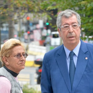 Isabelle et Patrick Balkany - Arrivées des époux Balkany au tribunal de Paris pour entendre la sentence concernant leur procès pour fraude fiscale le 13 septembre 2019.