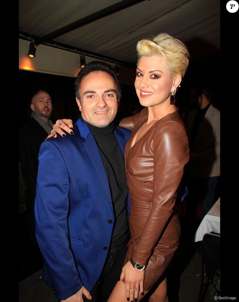 Exclusif - Laurent Amar, Katrina Patchett - Lancement du restaurant "Festif chez Noura", gastronomie libanaise, à Paris. Le 3 janvier 2022. © Baldini / Perusseau / Bestimage