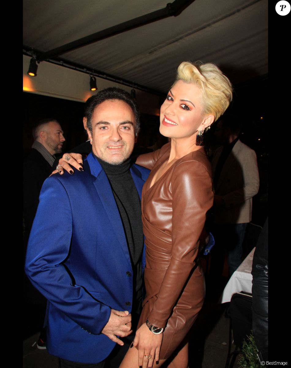 Exclusif - Laurent Amar, Katrina Patchett - Lancement du restaurant "Festif chez Noura", gastronomie libanaise, à Paris. Le 3 janvier 2022. © Baldini / Perusseau / Bestimage