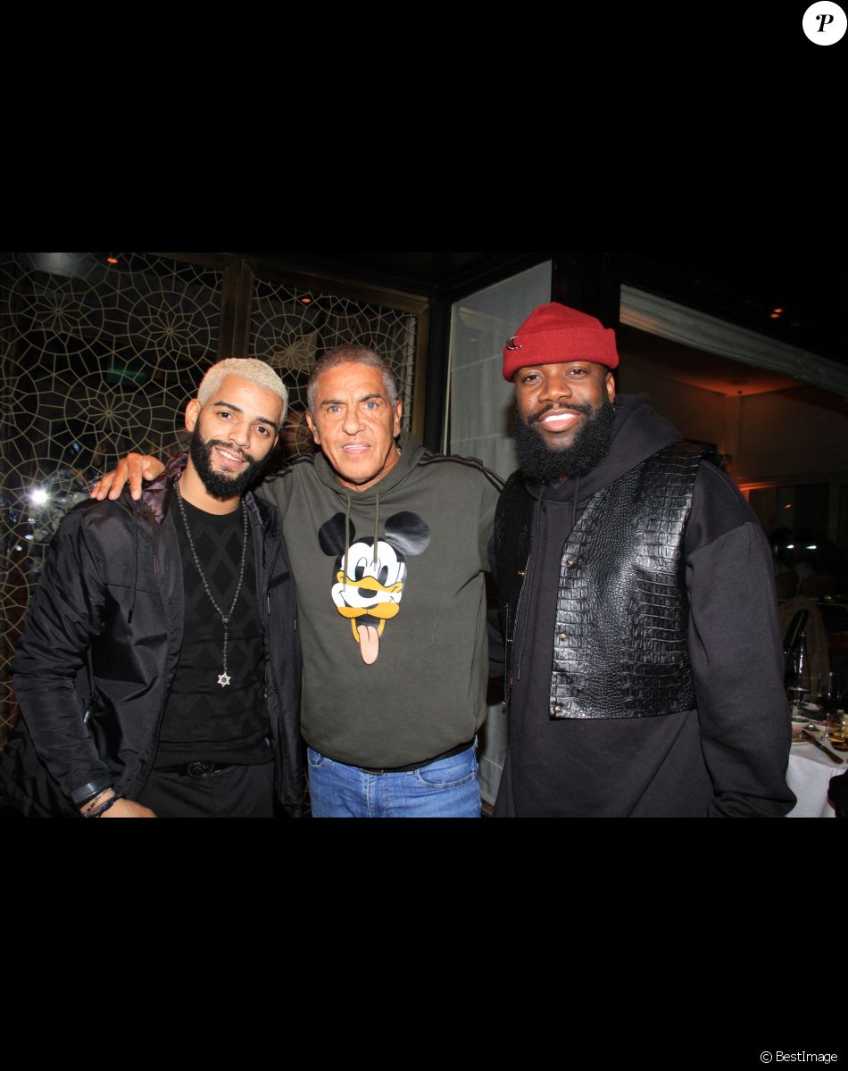 Exclusif - Brahim Zaibat, Samy Naceri - Lancement du restaurant "Festif chez Noura", gastronomie libanaise, à Paris. Le 3 janvier 2022. © Baldini / Perusseau / Bestimage