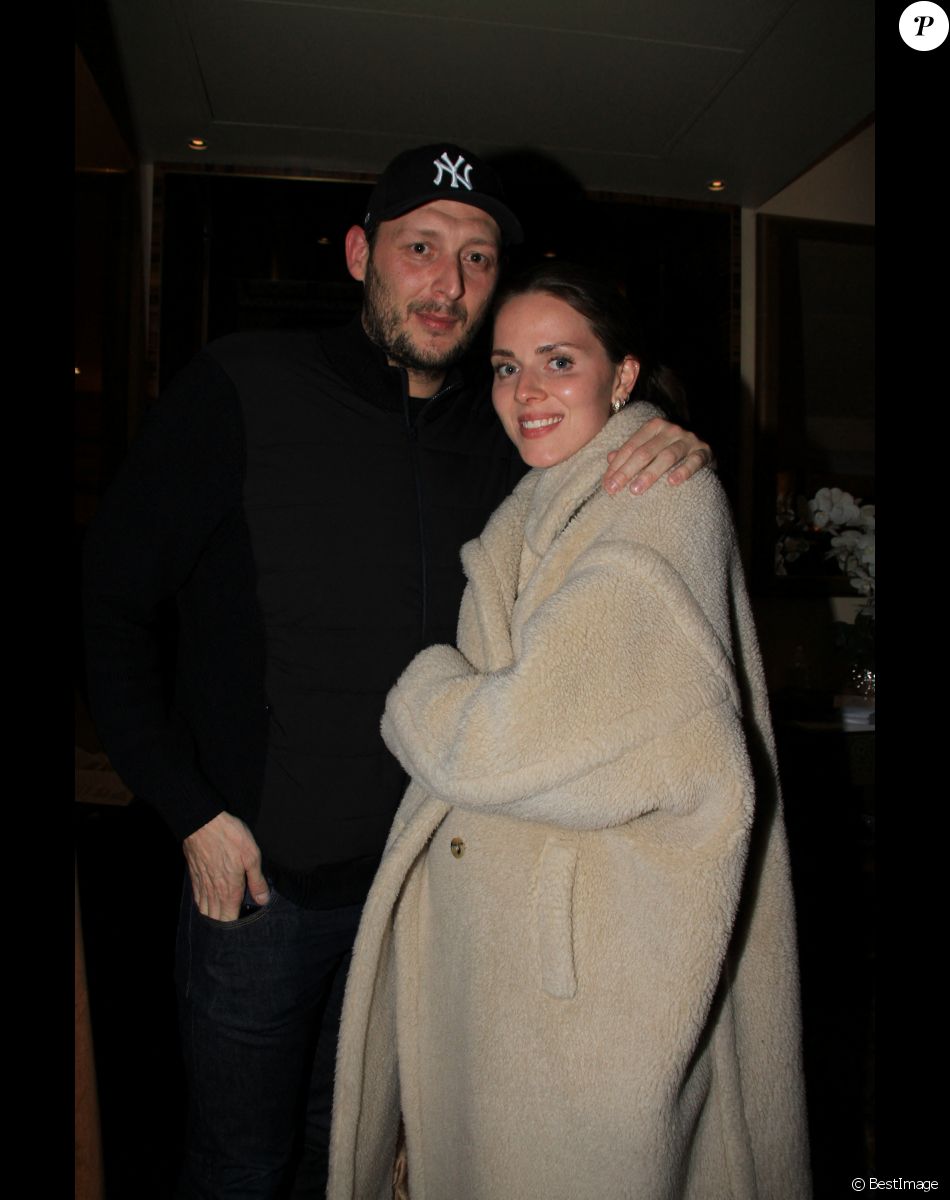 Exclusif - Amaury Leveaux et sa compagne - Lancement du restaurant "Festif chez Noura", gastronomie libanaise, à Paris. Le 3 janvier 2022. © Baldini / Perusseau / Bestimage
