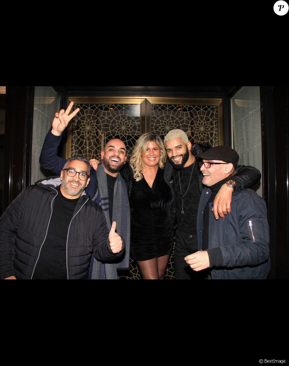 Exclusif - Noam Chouat, Brahim Zaibat - Lancement du restaurant "Festif chez Noura", gastronomie libanaise, à Paris. Le 3 janvier 2022. © Baldini / Perusseau / Bestimage