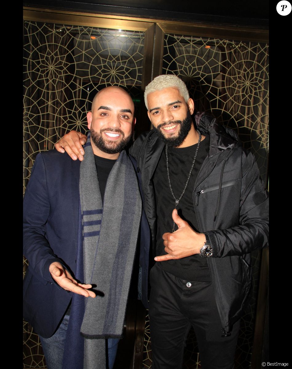 Exclusif - Noam Chouat, Brahim Zaibat - Lancement du restaurant "Festif chez Noura", gastronomie libanaise, à Paris. Le 3 janvier 2022. © Baldini / Perusseau / Bestimage