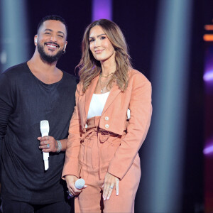 Exclusif - Slimane et Vitaa - 2ème partie de soirée - Enregistrement de l'émission "Duos Mystères" à la Seine Musicale à Paris, qui sera diffusée le 26 février sur TF1. Le 2 février 2021 © Gaffiot-Moreau / Bestimage