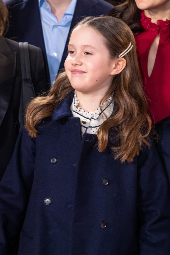 La princesse Josephine de Danemark - La famille royale du Danemark se rend sur l'émission de TV 2 à l'occasion du 50ème anniversaire de la princesse Mary de Danemark à Copenhague au Danemark le 6 février 2022.