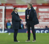 Marc Overmars et Edwin van der Sar. Photo : Darren Staples/Sportimage via PA Images