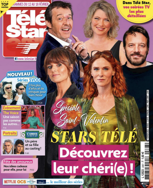Nouvelle couverture du magazine Télé Star paru le 7 février 2022