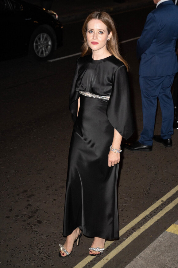 Claire Foy - Arrivées à la soirée British Vogue & Tiffany & Co au Londoner à Londres le 20 septembre 2021.