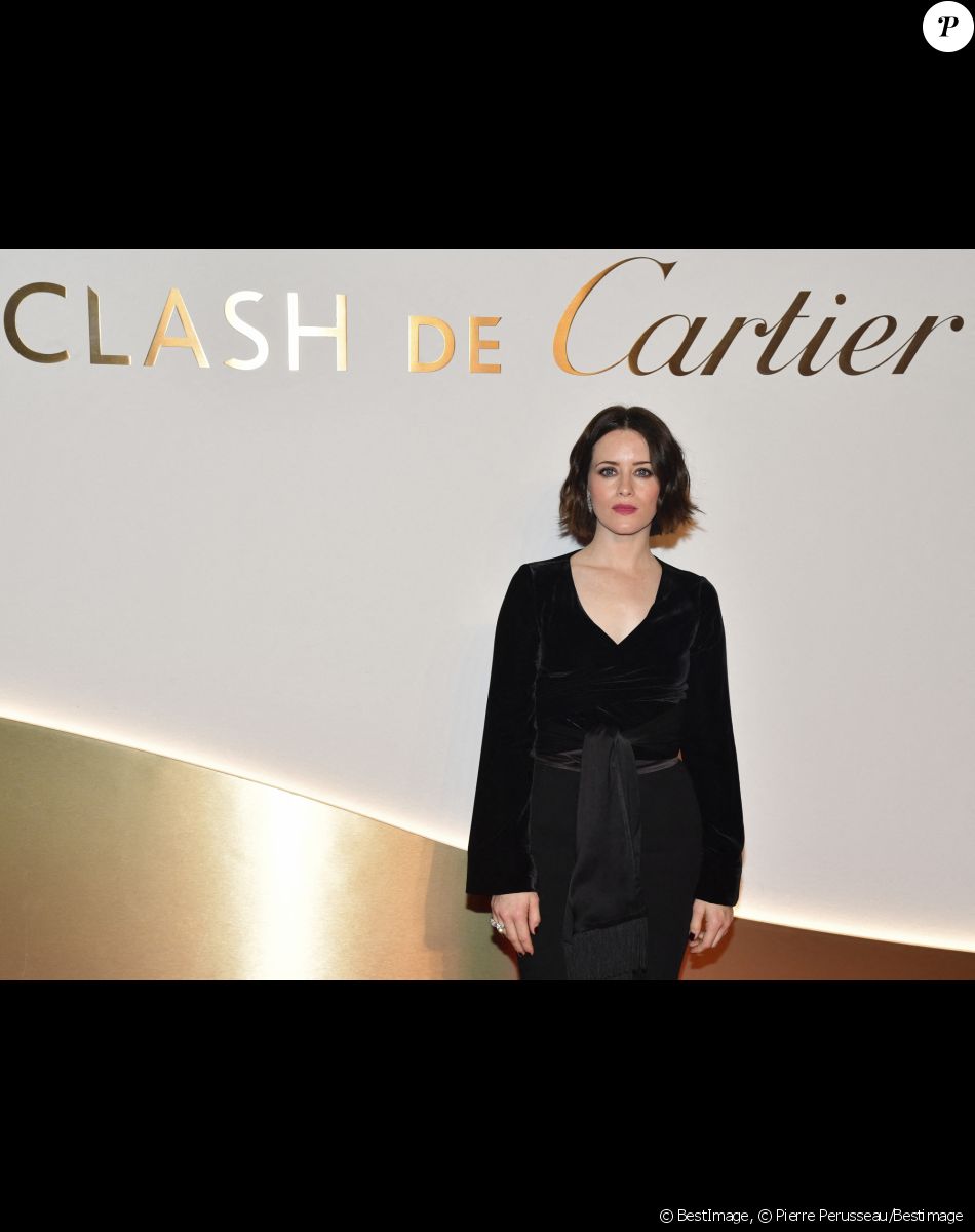 Claire Foy au photocall de la soirée de lancement du "Clash De Cartier" à la Conciergerie à Paris, France, le 10 avril 2019. © Pierre Perusseau/Bestimage