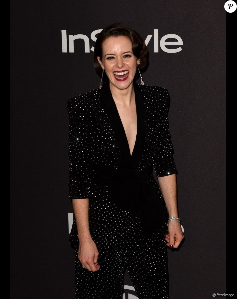 Claire Foy - Photocall de la soirée "Warner InStyle Golden Globes After Party" au Beverly Hilton Hotel à Beverly Hills. Le 6 janvier 2019