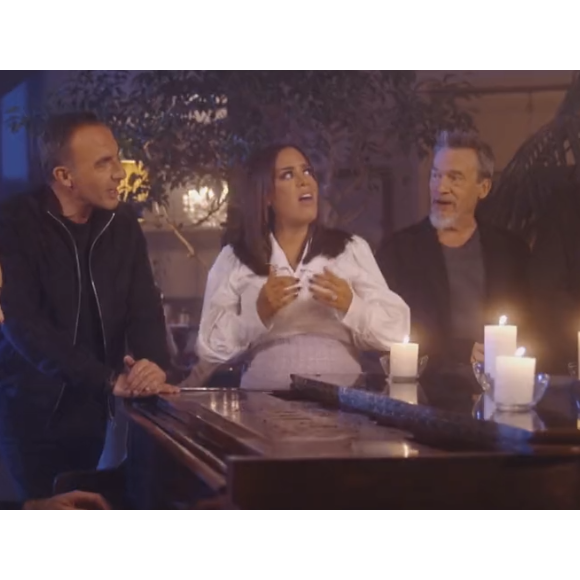 Amel Bent se dévoile enceinte dans la nouvelle bande-annonce de "The Voice" - Twitter