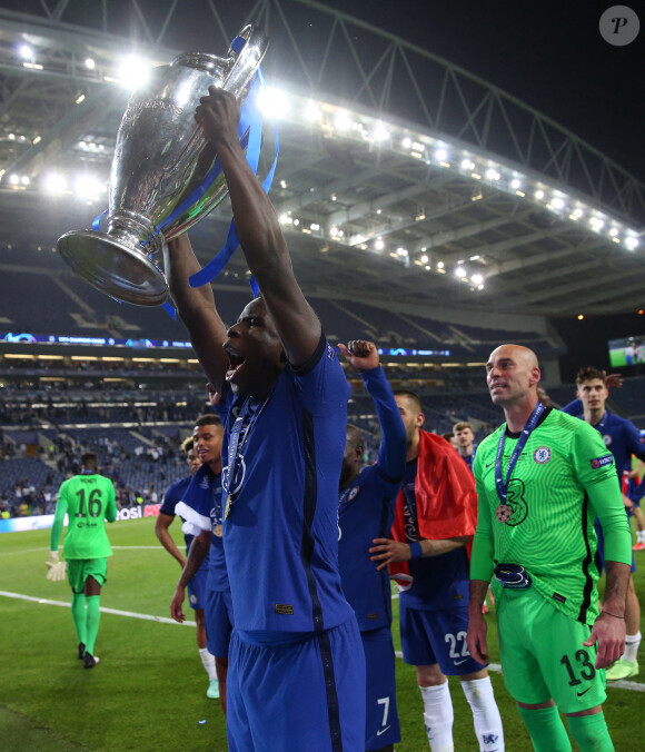 Kurt Zouma - Chelsea remporte la Ligue des champions face à Manchester City (1-0) au stade du Dragon à Porto devant 14.110 spectateurs, après une saison à huis clos en raison de l'épidémie de coronavirus (Covide-19).