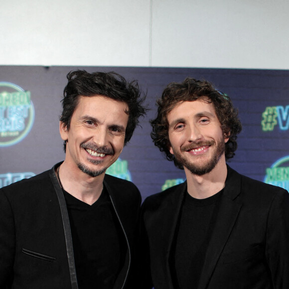 Arnaud Tsamere, Baptiste Lecaplain - Enregistrement des 10 ans de l'émission "Vendredi tout est permis (VTEP)". © Jacovides-Moreau / Bestimage