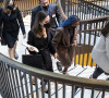 Angelina Jolie, les larmes aux yeux, demande au Congrès de voter une loi contre les violences domestiques à Washington le 9 février 2022. Elle est avec sa fille Zahara. © Michael Brochstein/ZUMA Press Wire / Bestimage 