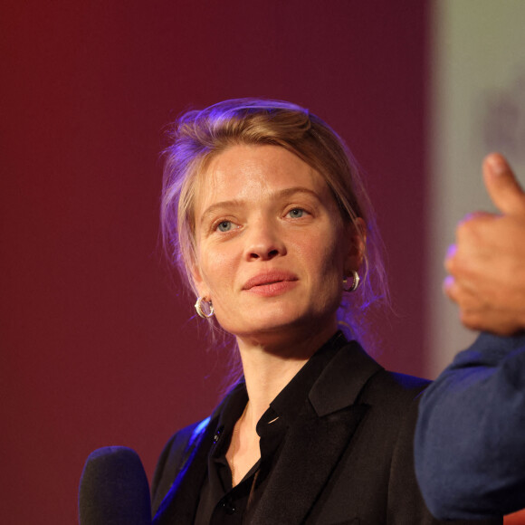 Mélanie Thierry - Présentation du flim "La vraie famille" lors de la cérémonie d'ouverture de la 30ème édition du Festival du Film de Sarlat au cinéma Le Rex à Sarlat le 9 novembre 2021. © Jean-Marc Lhomer/Bestimage